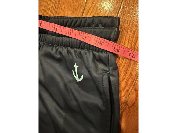 Official NHL Seattle Kraken Calhoun Joggers - Men’s Navy Blue Track Pants, Small - Picture 5 of 6